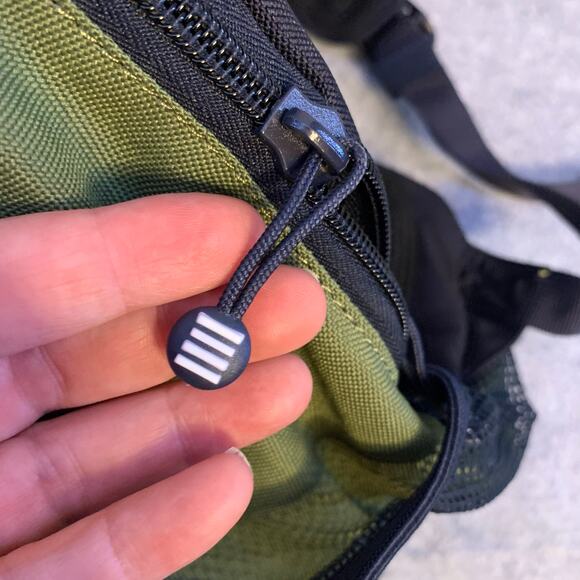 Land’s End Green, Black Backpack, Laptop Sleeve, Two Compartments, Bottle Holder - Picture 8 of 12